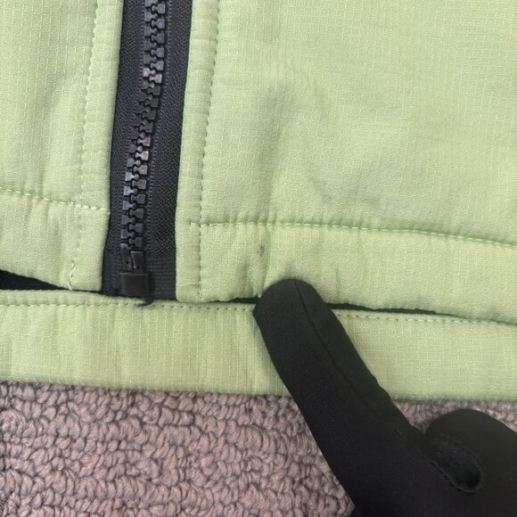 North Face Jacket Medium Green Fleece Lined Summit Series Lightweight Outerwear - Picture 8 of 13